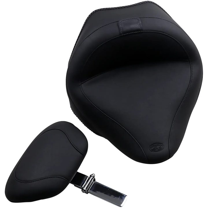 Sadel Vintage Wide Solo Svart Med Avtagbart Ryggstöd MUSTANG SEAT TOUR SOLO DBR VINT – bild 6