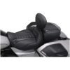 Sadel Wide Deluxe Touring Passenger Svart/Grå MUSTANG – miniatyr 4