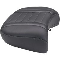 Sadel Wide Deluxe Touring Passenger Svart/Grå MUSTANG
