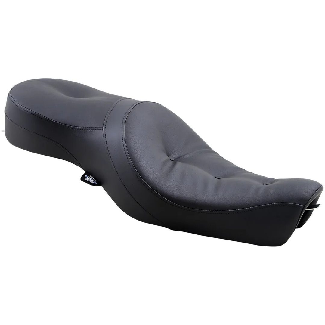 Sadel Wide Low Profile Svart DRAG SPECIALTIES SEAT WIDE LOPRO PILL04+XL