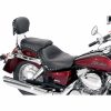 Sadel Wide Touring Svart MUSTANG Med nitar – miniatyr 1