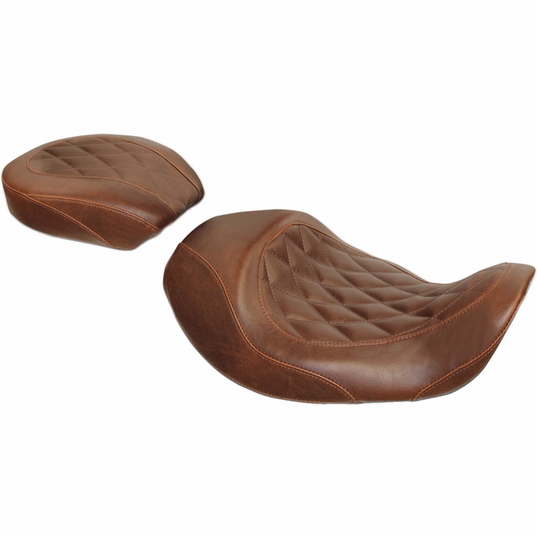Sadel Wide Tripper Brun MUSTANG SEAT R.WDTRP BRN DIA DYNA