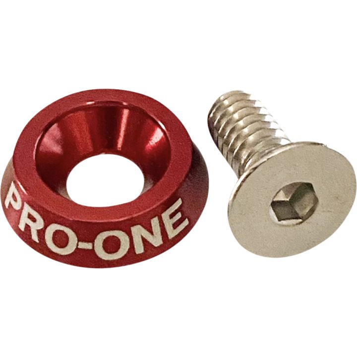 Sadelknopp Röd Anodiserad PRO-ONE PERF.MFG. – bild 2