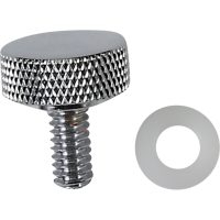 Sadelknoppkit Krom/silver Smooth DRAG SPECIALTIES
