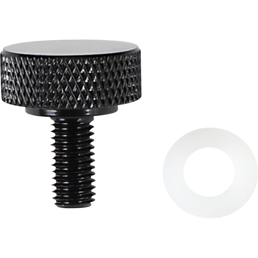 Sadelknoppkit Svart Smooth DRAG SPECIALTIES