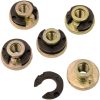 Sadelmonteringsmutter Och E-clip Ersättning Svart DRAG SPECIALTIES – miniatyr 2