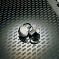 Sadelmonteringssats Knurled Krom Silver DRAG SPECIALTIES