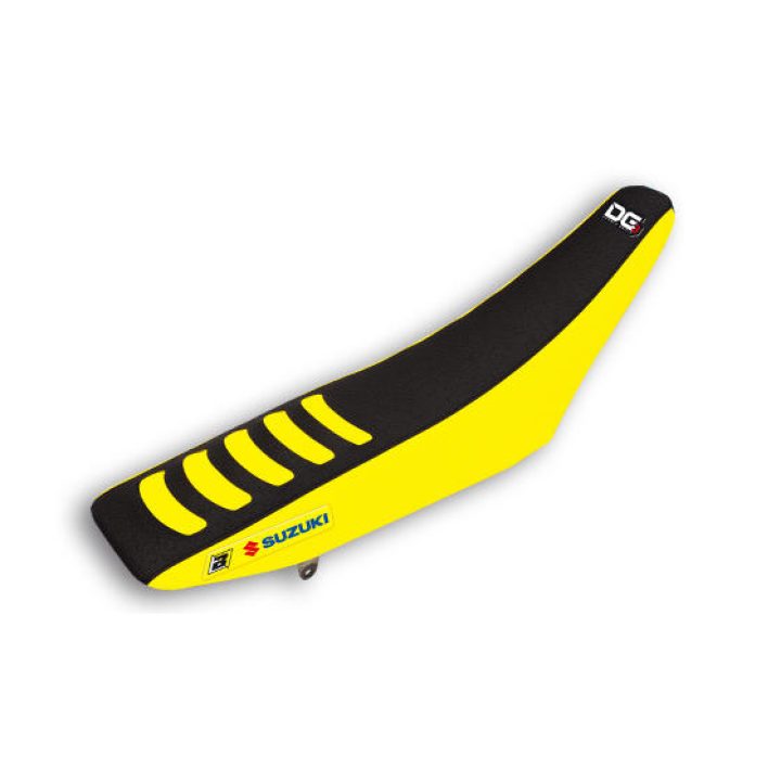 Sadelöverdrag Double Grip 3 Blackbird Racing Svart/Gul – bild 2