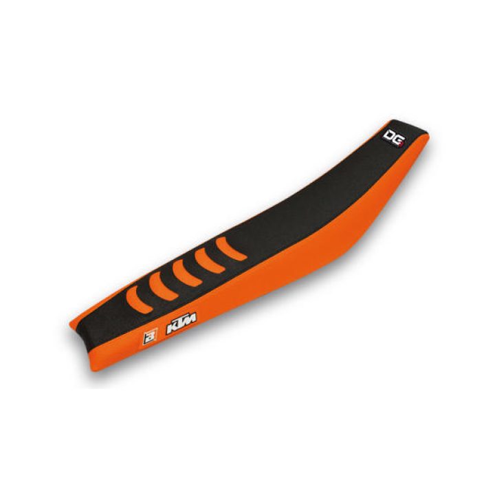 Sadelöverdrag Double Grip 3 Blackbird Racing Svart/Orange – bild 3