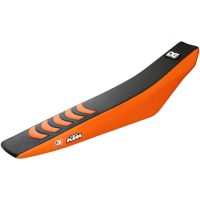 Sadelöverdrag Double Grip3 Vattenresistent Svart/Orange BLACKBIRD RACING