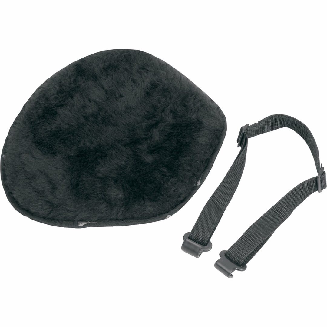 Sadelöverdrag Gelcore Andningsbar Fleece Svart SADDLEMEN