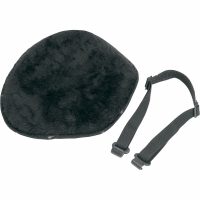 Sadelöverdrag Gelcore Andningsbar Fleece Svart SADDLEMEN