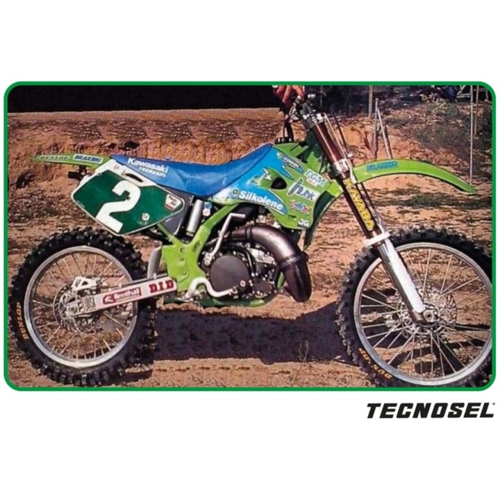 Sadelöverdrag Team Kawasaki 1996 TECNOSEL – bild 2