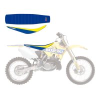 Sadelöverdrag Team Suzuki Replica Wold MX2 Gul/Blå Blackbird Racing