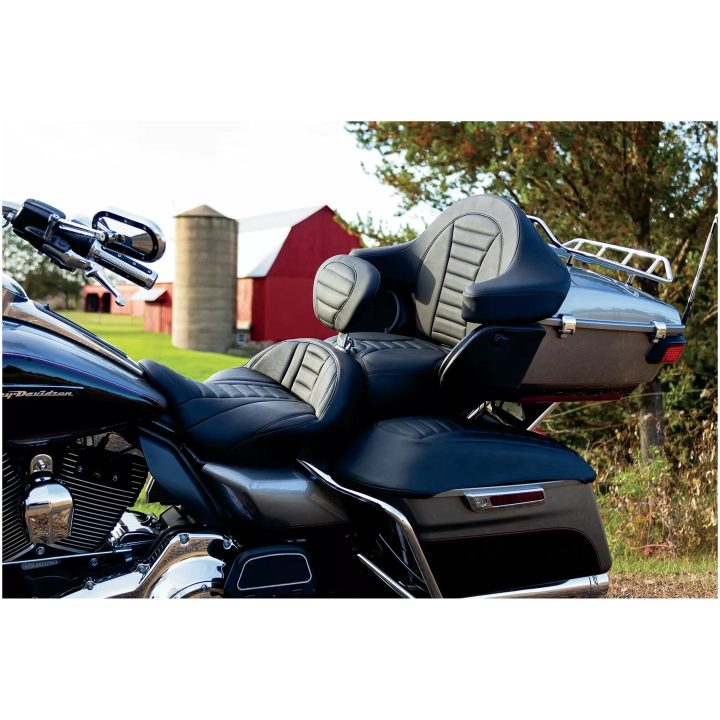 Sadelryggstöd Deluxe Tourbox Svart MUSTANG – bild 4