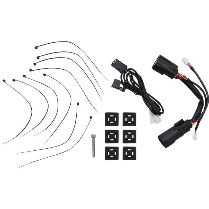 Sadelväska Blinkers/Bromsljus Sdlbg Sd Mkr Rökfärgad/Röd/Krom CUSTOM DYNAMICS Markeringsljus – bild 3
