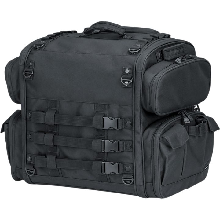 Sadelväska Momentun Road Warrior Svart KURYAKYN 59 Liter / Svart – bild 4