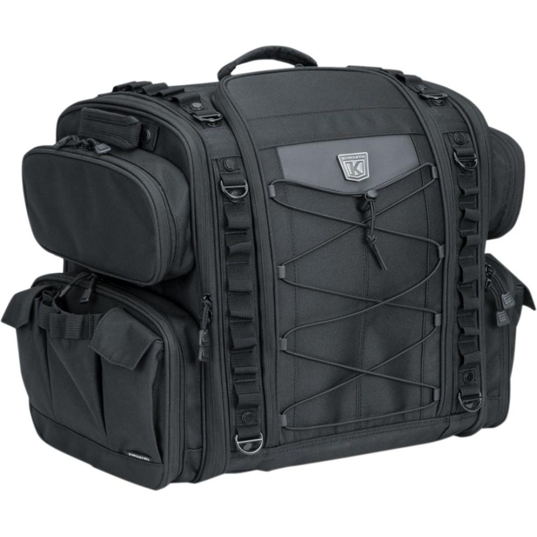 Sadelväska Momentun Road Warrior Svart KURYAKYN 59 Liter / Svart