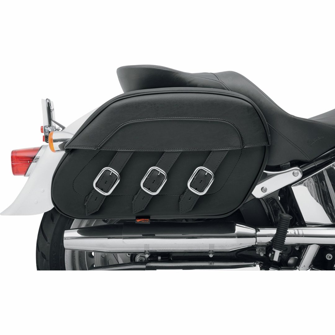 Sadelväska S4 Svart SADDLEMEN SADDLEBAG, RGD SLNT DRFTR
