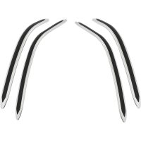 Sadelväska Scuff Strips Svart/silver SHOW CHROME