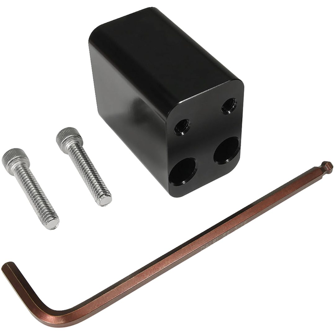 Sadelväskeförlängning Anodiserad/svart/silver NELSON-RIGG