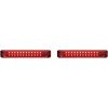 Sadelväskelampor Probeam® Led Sequential Bagz™ Röd/Krom CUSTOM DYNAMICS Accentbelysningssats – miniatyr 1