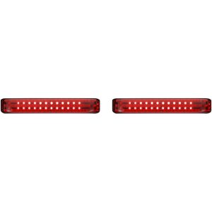 Sadelväskelampor Probeam® Led Sequential Bagz™ Röd/Krom CUSTOM DYNAMICS