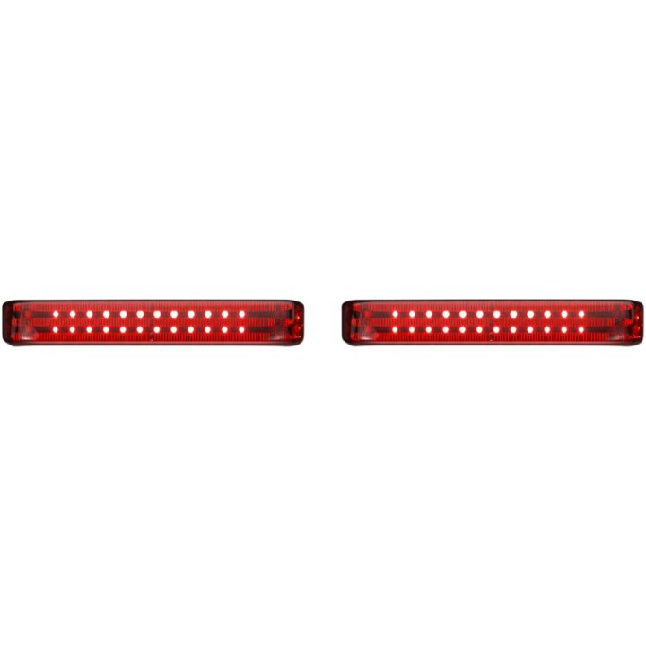 Sadelväskelampor Probeam® Led Sequential Bagz™ Röd/Krom CUSTOM DYNAMICS Accentbelysningssats – bild 2