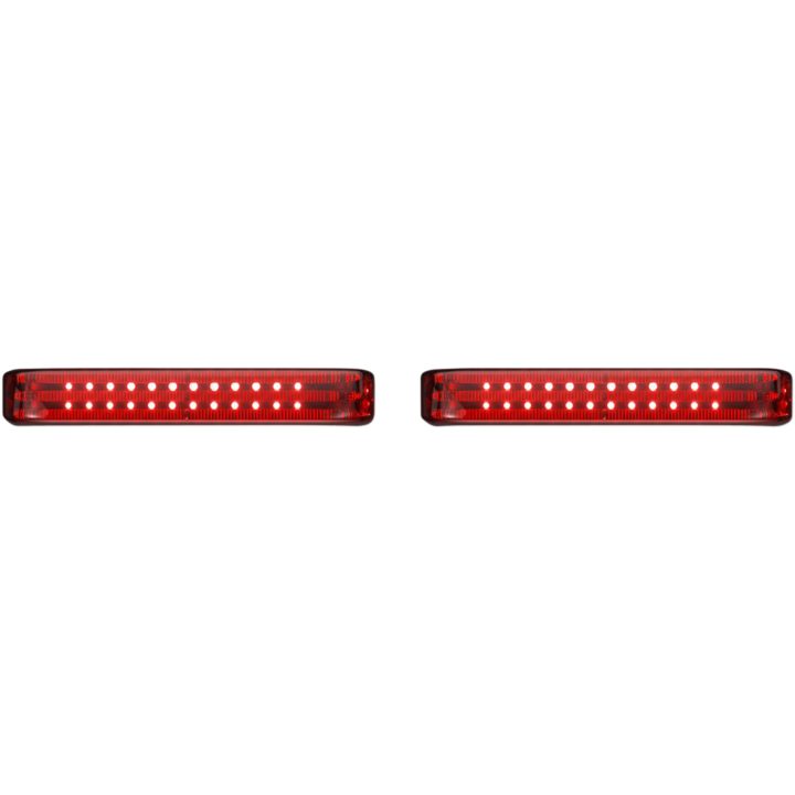 Sadelväskelampor Probeam® Led Sequential Bagz™ Rökfärgad/Röd/Svart CUSTOM DYNAMICS Accentbelysningssats – bild 2