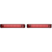 Sadelväskelampor Probeam® Led Sequential Bagz™ Rökfärgad/Röd/Svart CUSTOM DYNAMICS