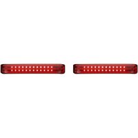 Sadelväskelampor Probeam® Led Sequential Bagz™ Rökfärgad/Röd/Svart CUSTOM DYNAMICS