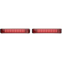 Sadelväskelampor Probeam® Led Sequential Bagz™ Rökfärgad/Röd/Svart CUSTOM DYNAMICS