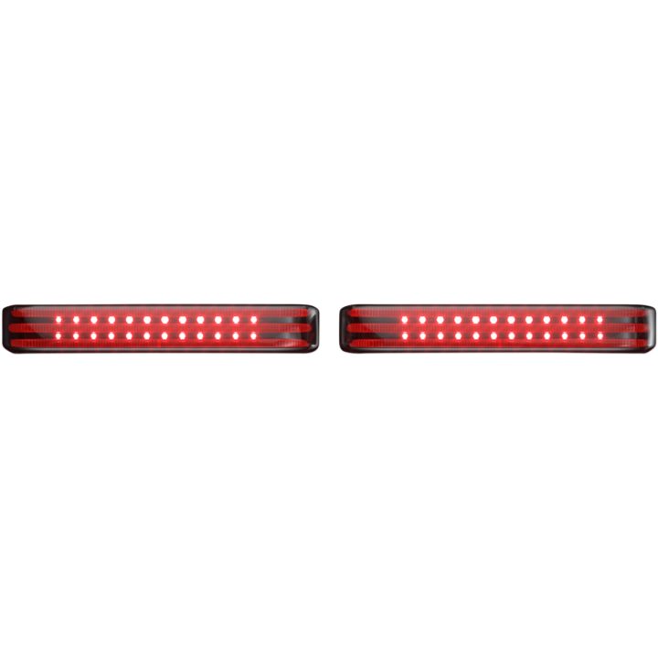 Sadelväskelampor Probeam® Led Sequential Bagz™ Rökfärgad/Röd/Svart CUSTOM DYNAMICS Accentbelysningssats – bild 3