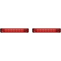 Sadelväskelampor Probeam® Led Sequential Bagz™ Rökfärgad/Röd/Svart CUSTOM DYNAMICS