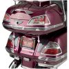 Sadelväskelister Led Trunk And Saddlebag Molding Insert Kit Klar/Röd/Krom SHOW CHROME Nedre – miniatyr 2