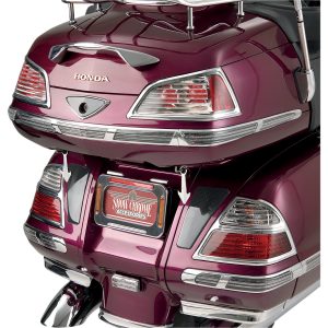 Sadelväskelister Led Trunk And Saddlebag Molding Insert Kit Klar/Röd/Krom SHOW CHROME