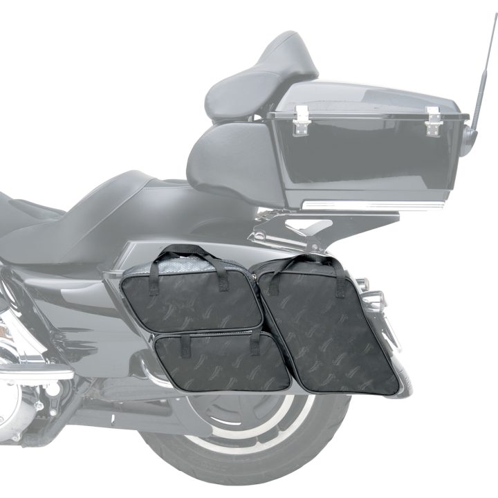 Sadelväskfoder Svart Polyester SADDLEMEN – bild 2