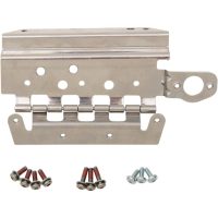 Sadelväskgångjärn Kit Höger Silver DRAG SPECIALTIES