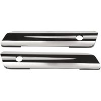 Sadelväskgångjärn Svart Krom Aluminium DRAG SPECIALTIES