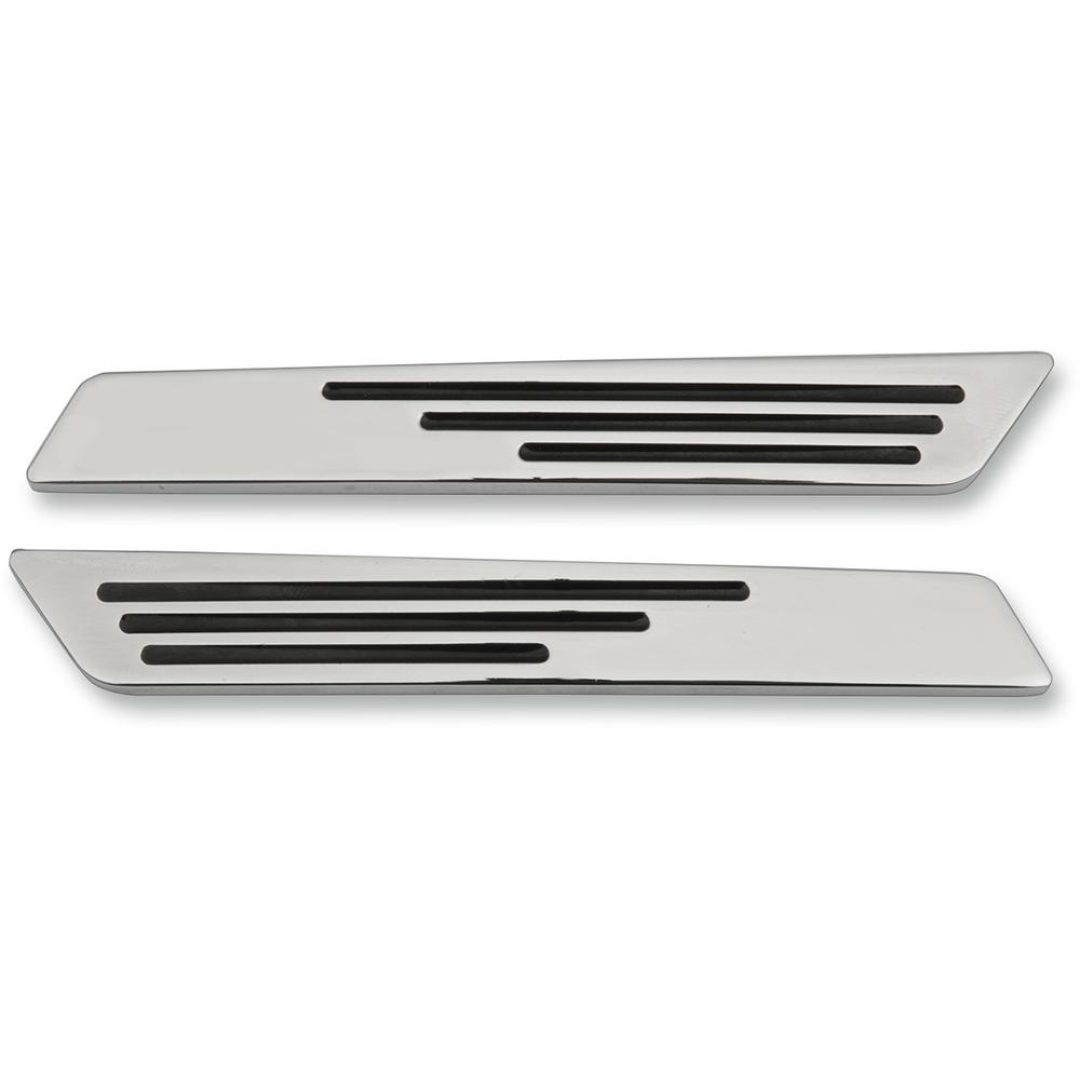 Sadelväskinsats Grooved Krom/silver DRAG SPECIALTIES