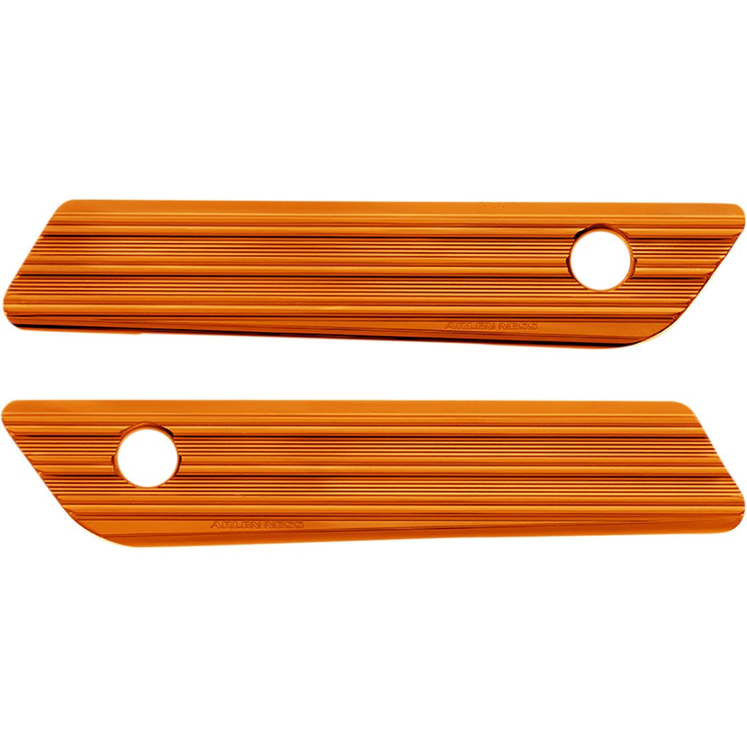 Sadelväsklåslock Grooved Orange ARLEN NESS Spärrskydd