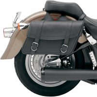 Sadelväskor Highwayman Svart Slant-style SADDLEMEN