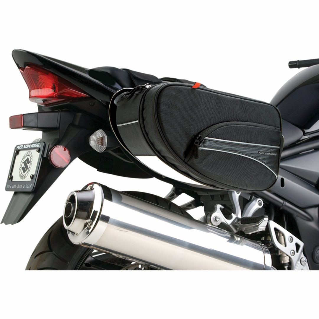 Sadelväskor Mini Expandable Sport Svart Ballistic Nylon NELSON-RIGG SADDLEBAG CL890