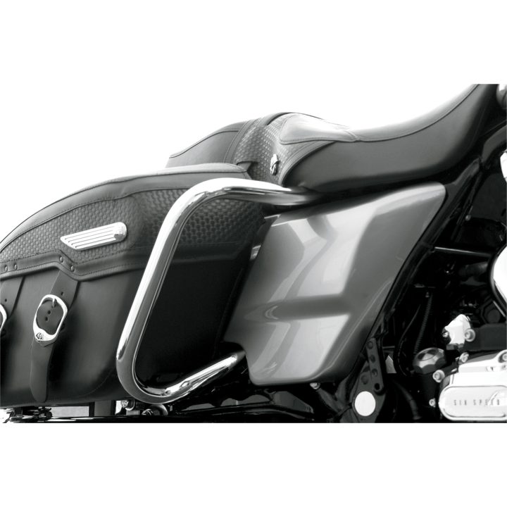 Sadelväskstänger Big Buffalo Silver/krom DRAG SPECIALTIES Skydd – bild 2