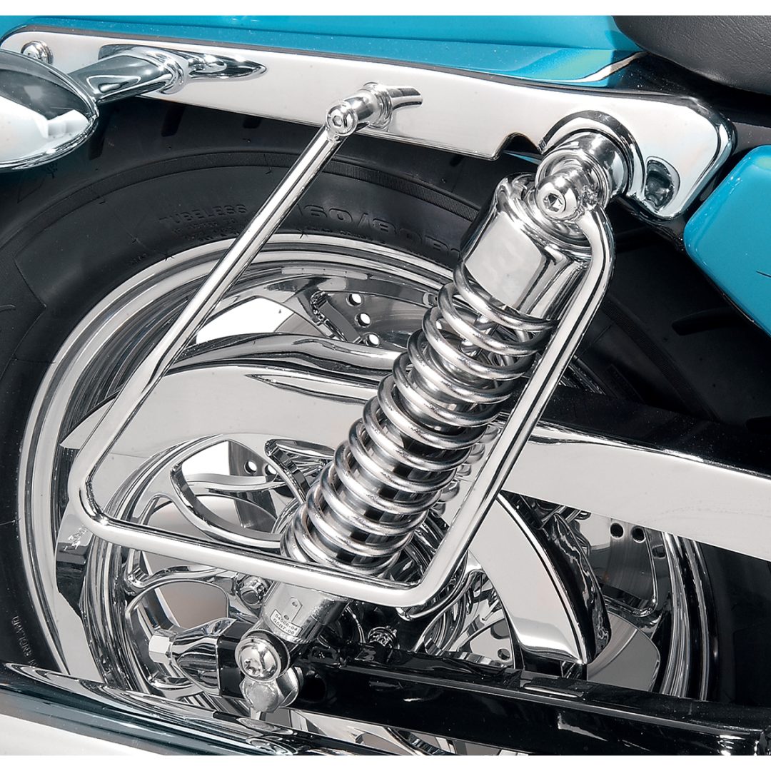 Sadelväskstöd Krom Silver DRAG SPECIALTIES – bild 2