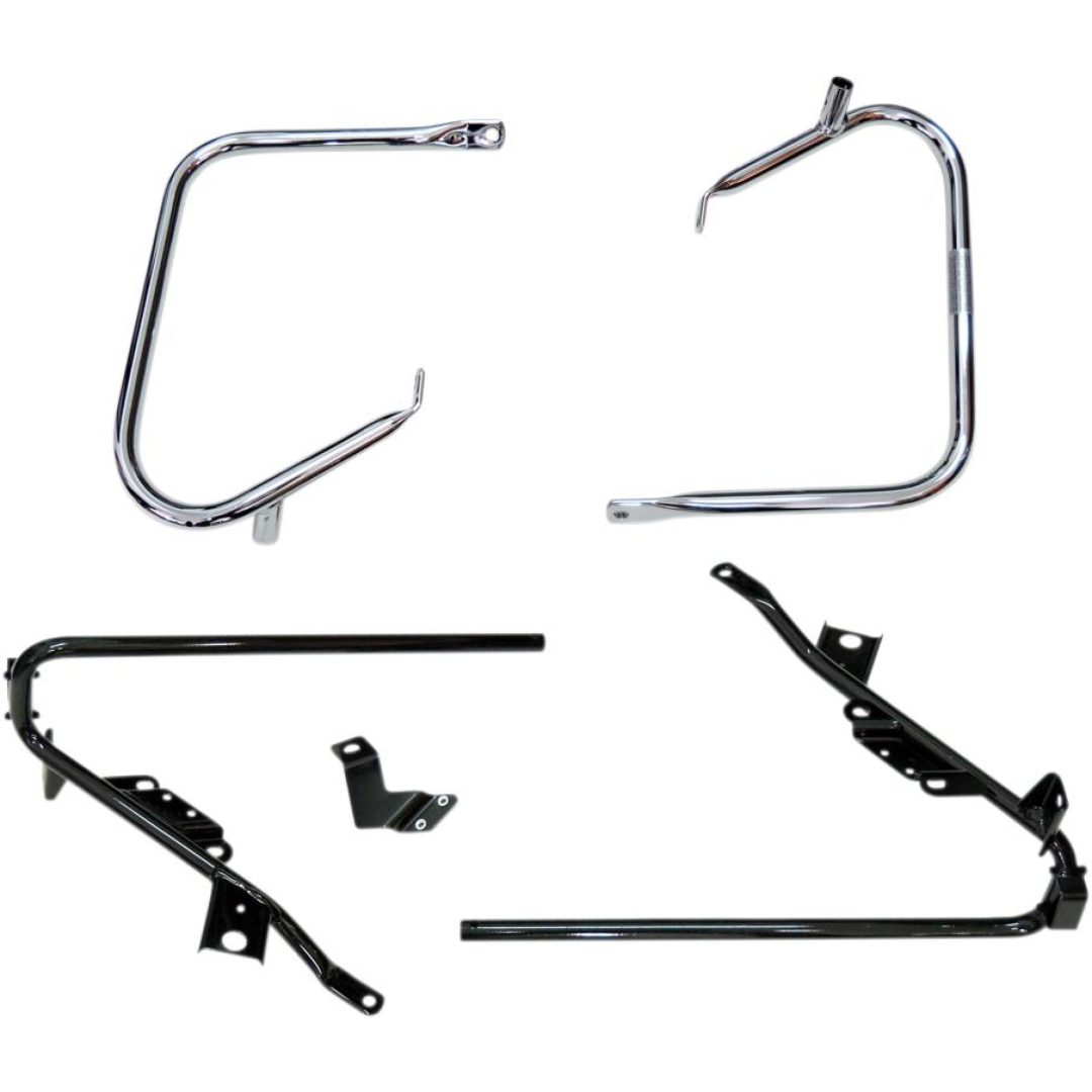 Sadelväskstöd Krom/silver DRAG SPECIALTIES
