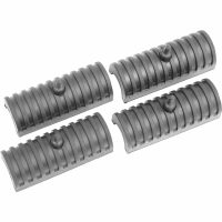 Sadelväskstödskudde Grå/krom DRAG SPECIALTIES