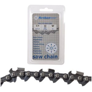 Sågkedja 3/8" - 1.3mm - Micro 53L Semi-Chisel sågtänder Archer