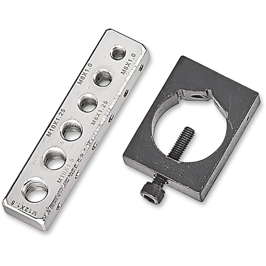 Säkerhetstråd Drill Jig Kit Silver MOOSE RACING Borrjigg