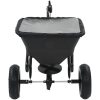 Saltspridare manuell PVC och stål 125x74x79 cm 45 L vidaXL – miniatyr 2